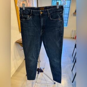 MOTHER Dark Wash Skinny Jeans - Deep Indigo